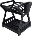 Escorredor de Louça de Duas Camadas – Suporte de Pia para Pratos, Talheres e Utensílios | Organizador Prático de Cozinha