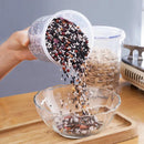 Kit 4 Potes Herméticos Transparentes – Organizadores de Alimentos para Cozinha | Grande Capacidade, à Prova de Umidade