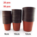 Kit com 20 Vasos Plásticos com Bandeja – Cultive com Facilidade e Estilo em Casa ou no Jardim!