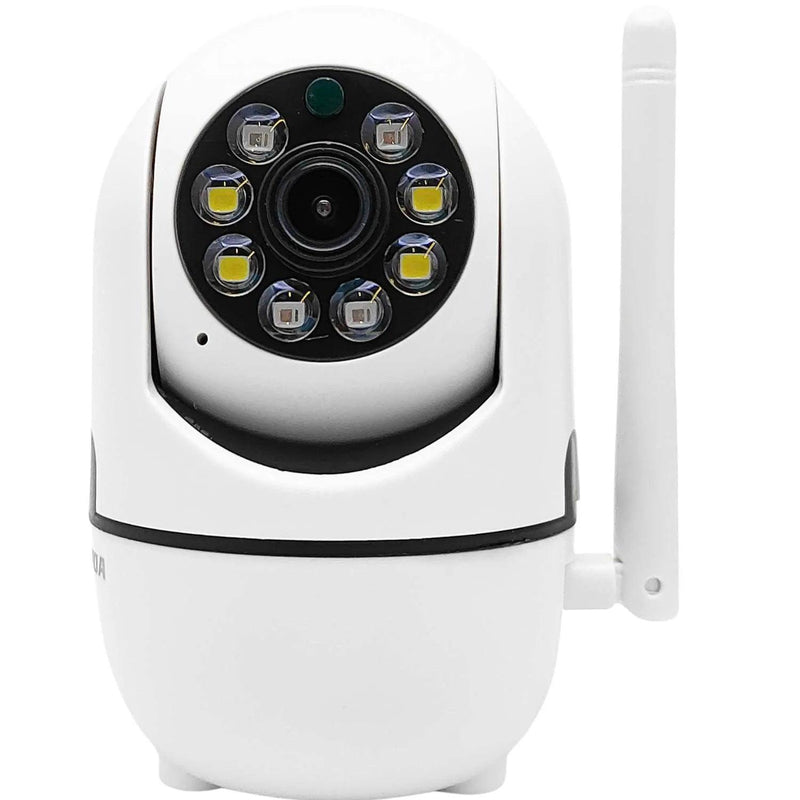 Câmera Babá IP Wi-Fi Inteligente 1080p com Giro, Visão Noturna, Varredura e Alerta de Movimento