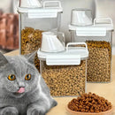 Pote Hermético Multiuso com Medidor – Tampa Bico Dosador para Cozinha ou Lavanderia | Organizador Compacto e Prático