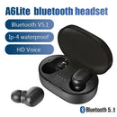 Fone de Ouvido Bluetooth 5.1 HiFi – Sem Fio, Esportivo, à Prova d'Água com Estojo de Carregamento