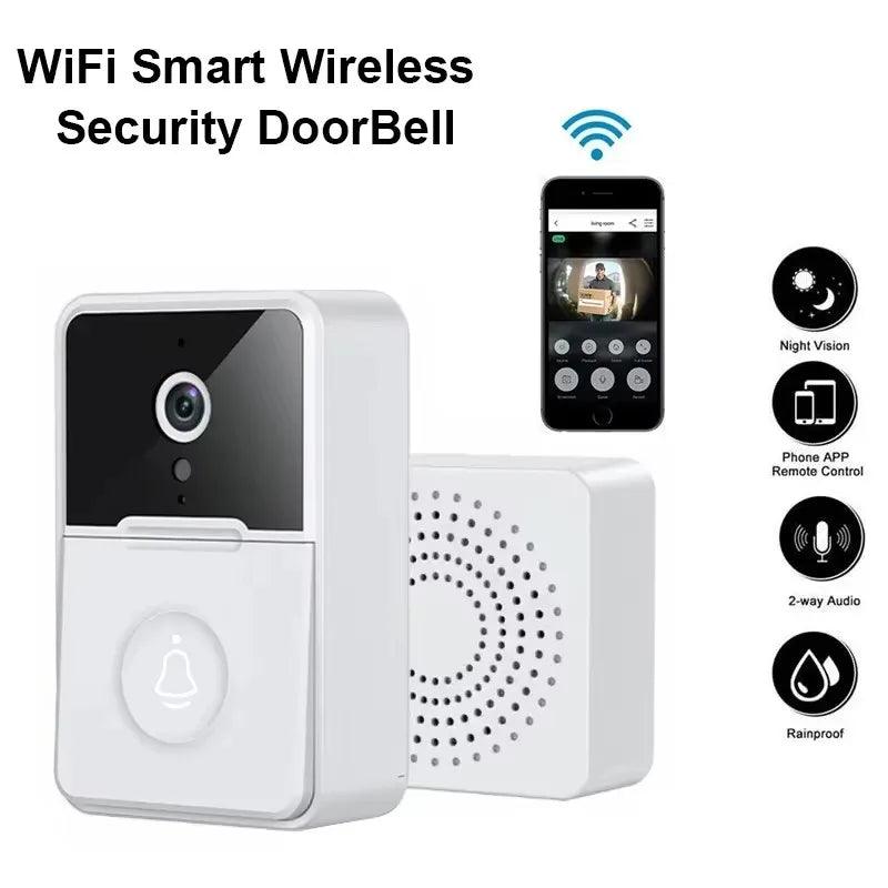 Campainha Inteligente Wi-Fi com Câmera – Segurança e Praticidade na Palma da Sua Mão!
