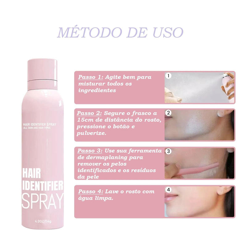 Spray Identificador de Pelos para Dermaplaning